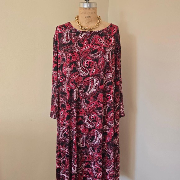 Dresses & Skirts - Ellos paisley print maxi dress size 5X 38/40